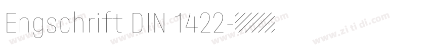 Engschrift DIN 1422字体转换